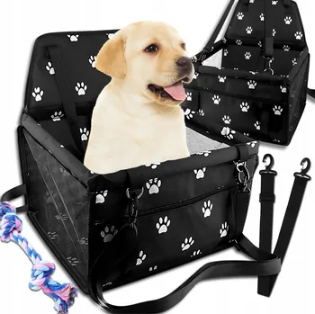 Pelíšek pro psa Ochranná podložka / přepravka do auta pro psa/kočku SEDADLO 40x30x25cm + DÁREK