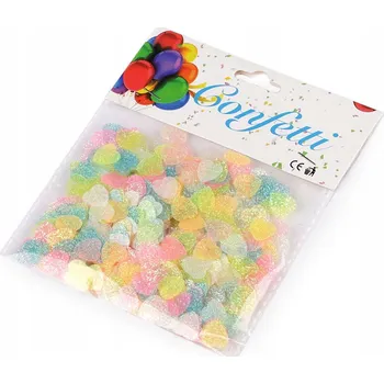 Konfeta Konfety ve srdíčka - na narozeniny, svatební hostina , večírky