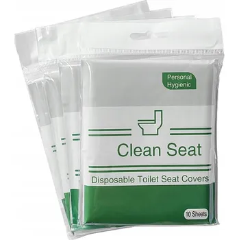 Podložky, chrániče, návleky na WC sedátko, 10 kusů, cestovní, na toaletu