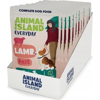Krmivo pro psa Animal Island Everyday Krmivo mokrá pro psa paštika s jehněčím masem 10 x 150 g