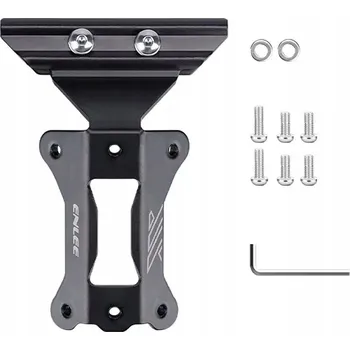 Košík na láhev Ocelový držák na kolo se dvěma košíky na lahev na pití, montáž pod sedlo, značka Enlee