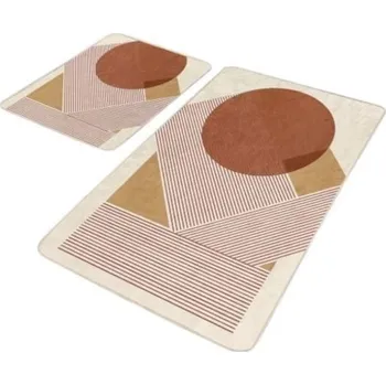 Koupelnová předložka Sametové koupelnové předložky v sadě 2 ks 60x100 cm – Mila Home ID_1769032