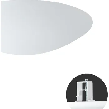 OSMONT AUR59875 AURA V9 stropní/nástěnné skleněné polovestavné svítidlo bílá IP44 4000 K 54W LED DALI