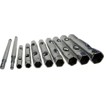Klíč SADA 10 OBOUSTRANNÝCH TRUBKOVÝCH KLÍČŮ 6-22 TRUBKOVÉ KLÍČE