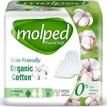 Menstruační vložka MOLPED Vložky EKO Pure&Soft NORMAL 8 ks