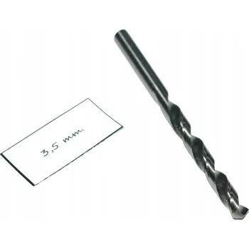 Vrták Vrták spirálový válcový 3,50 mm. DIN338 HSS. Pro kov, dřevo a plast.