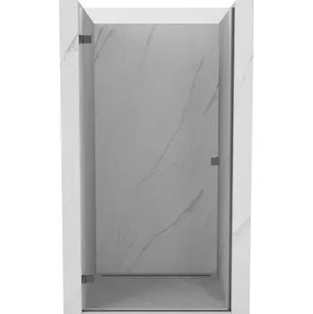 Mexen Lunar-B sprchové dveře otevíravé levé 75 cm, transparentní, gun metal - 832-075-000-95-00-L Sprchové dveře