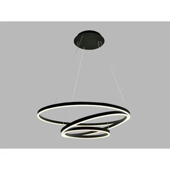 LED2 3271153ZBTW Závěsné svítidlo CIRCLE 3 P-Z, B ZIGBEE TW 136W 3000K-4000K černá