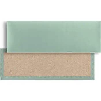 Obraz Čalouněný nástěnný panel obdélník Velur - Mátový 70x30 cm