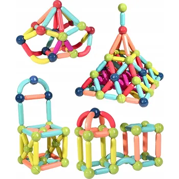 ostatní stavebnice STAVEBNICE VZDĚLÁVACÍ KREATIVNÍ MAGNETICKÉ TYČINKY 40 ks
