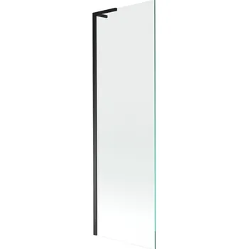 Vanová zástěna Mexen Next L vanová zástěna 1-dílná 60 x 150 cm, transparentní, černá - 895-060-000-03-00-70 Vanové zástěny