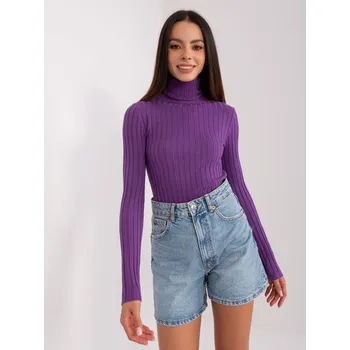 Dámský svetr Jumper PM SW 1087.09 tmavě fialová S/M