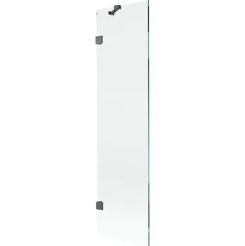 Vanová zástěna Mexen Lunar vanová zástěna 1-dílná 50 x 150 cm, transparentní, gun gray kartáčovaný - 897-050-000-66-00 Vanové zástěny