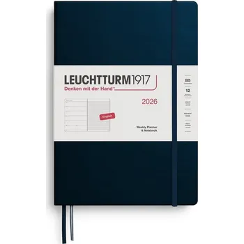 Diář Weekly Planner & Notebook 2026 Composition (B5) Deep Sea