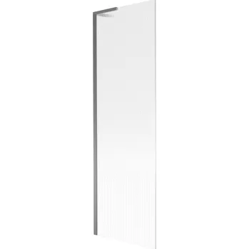 Vanová zástěna Mexen Next L vanová zástěna 1-křídlová 60 x 150 cm, proužkovaná, gun metal - 895-060-000-03-09-95 Vanové zástěny