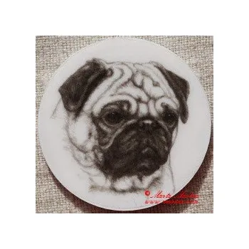 Mops magnet nebo placka - Magnet