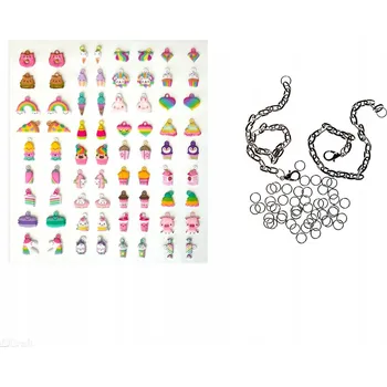 Obraz NÁRAMKY DIY S PŘÍVĚSKY PUFFY – RAINBOW