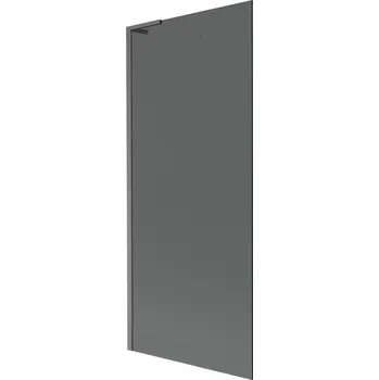 Vanová zástěna Mexen Next L vanová zástěna 1-křídlová 80 x 150 cm, grafit, kartáčovaný gun gray - 895-080-000-03-40-66 Vanové zástěny