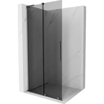 Mexen Velar L posuvná sprchová stěna Walk-in 110 x 200 cm, grafit 8 mm, gun metal - 871-110-003-43-95 Sprchové stěny