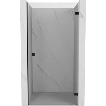Mexen Lunar-B sprchové dveře otevírací pravé 90 cm, průhledné, černé - 832-090-000-70-00-P Sprchové dveře