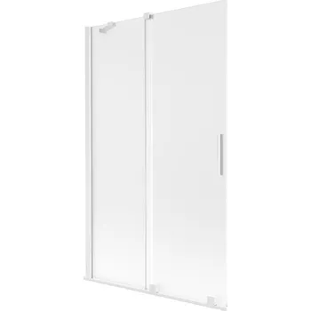 Vanová zástěna Mexen Velar vanová zástěna 2-dílná posuvná 110 x 150 cm, matná, bílá - 896-110-000-31-20 Vanové zástěny