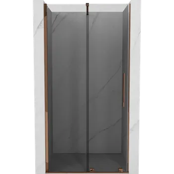 Sprchové dveře Mexen Velar posuvné sprchové dveře 120 cm, grafit, růžové zlato - 871-120-000-41-60 Sprchové dveře