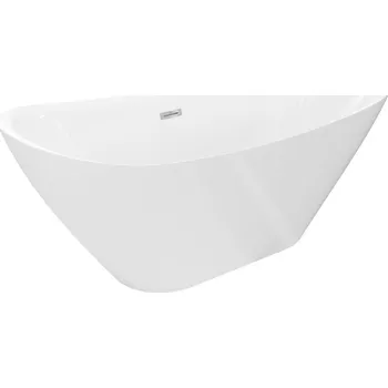 Vana Mexen Lotos volně stojící vana 180 x 75 cm, bílá, přepad chrom - 52051807700-01 Volně stojící vany