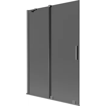 Vanová zástěna Mexen Velar sprchová zástěna 2křídlová posuvná 120 x 150 cm, grafit, gun metal - 896-120-000-41-95 Vanové zástěny