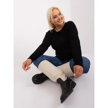 Dámský svetr PM SW PM 3905 jumper.13 černá XXL/XXXL