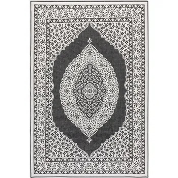 Koberec ELLE Decoration Kusový koberec Gemini 106024 Black z kolekce Elle – na ven i na doma Rozměry koberců: 80x150