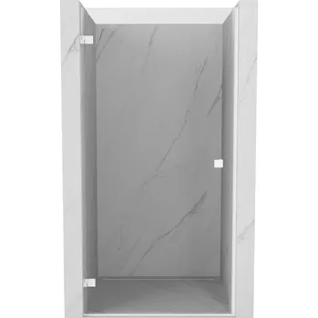 Mexen Lunar-B sprchové dveře otočné levé 90 cm, transparentní, bílé - 832-090-000-20-00-L Sprchové dveře