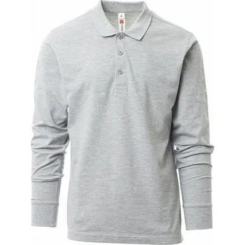 Pánské tričko Payperwear Pánská polokošile Verona v melírové variantě Barva: šedá melange, Velikost: XL