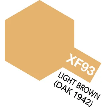 Modelářská barva Tamiya 81793 Tamiya XF-93 Light Brown DAK 1942 - expresní doprava