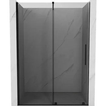 Sprchové dveře Mexen Velar posuvné sprchové dveře 160 cm, grafit, černé - 871-160-000-41-70 Sprchové dveře