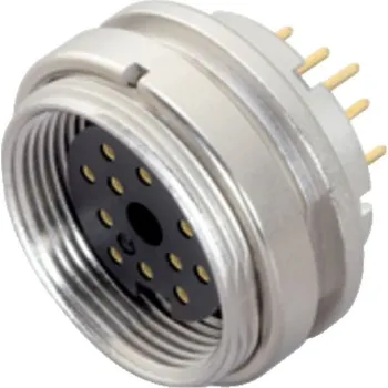 Rozvaděč Binder 09 0054 90 14 Konektor M16 pro montáž na panel, kontakty: 14 (14-b), nestíněný, THT, IP40, upevněný zepředu