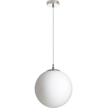 LUNA 30 závěsná opálové sklo/chrom 230V LED E27 15W