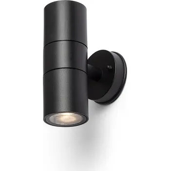 Venkovní osvětlení SORANO II nástěnná černá plast 230V LED GU10 2x8W IP44