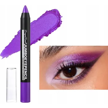 Oční stíny Oční stín v tyčince perleťový třpytivý Fialový #12