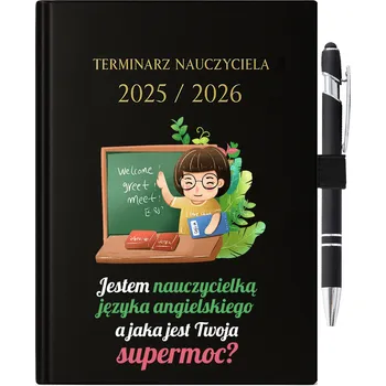 Diář Knižkový kalendář pro učitele 2026 A5 černý
