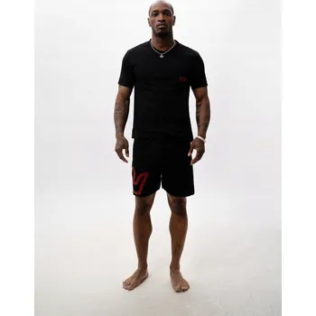 Pánské pyžamo Pánské pyžamo SET Černé Jigga Wear Koruna v pase POHODLNÉ L