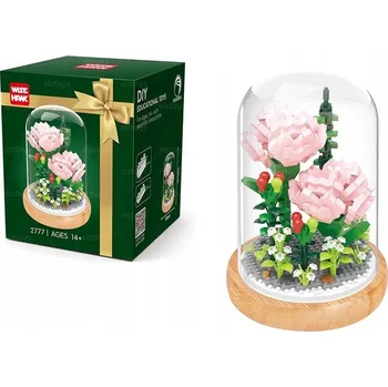 ostatní stavebnice Mini Stavebnice Sada kostek Květiny Růže 531 dílků Wise Hawk