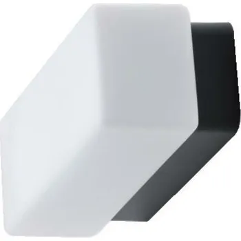 OSMONT FLO67775 FLORA 1 stropní/nástěnné skleněné svítidlo černá / bílá IP43 4000 K 7W LED