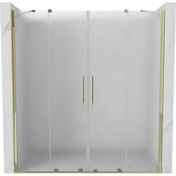 Sprchové dveře Mexen Velar Duo sprchové dveře posuvné 170 cm, matné, zlaté - 871-170-000-32-50 Sprchové dveře
