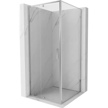 Mexen Exo sprchový kout otevíratelný 95 x 95 cm, transparentní, chrom - 819-095-095-01-00 Sprchové kouty