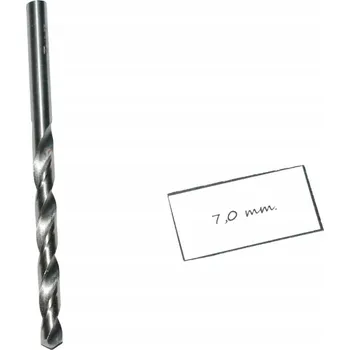 Vrták Vrták válcový 7,00 mm. DIN338. HSS. Pro ocel, plasty a dřevo.