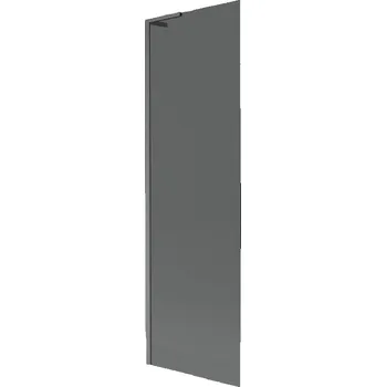 Vanová zástěna Mexen Next L vanová zástěna 1-křídlová 60 x 150 cm, grafit, kartáčovaná gun gray - 895-060-000-03-40-66 Vanové zástěny