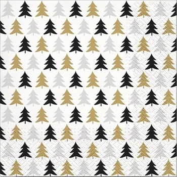 Papírový ubrousek Anděl Papírové&nbsp;ubrousky vánoční stromečky 20 ks