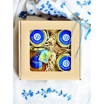 Dárkový potravinový koš Gurmánský dárkový set pomerančová marmeláda Dobroládovna které vaříme v TV pořadu 27.5.2025