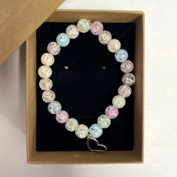 Náramek Náramek z minerálů Milé paní učitelce Náramek: Duha