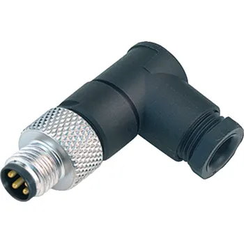 Elektrický konektor Binder 99 3385 00 03 Úhlový konektor M8, kontakty: 3, 3,5-5,0 mm, nestíněný, pájený, IP67, UL